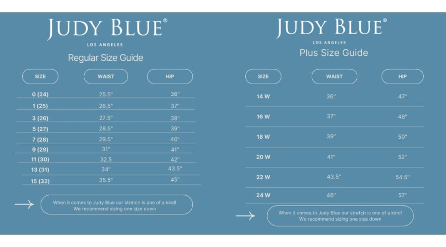 Judy Blue Mid Rise Tummy Control Classic Straight Leg Jeans