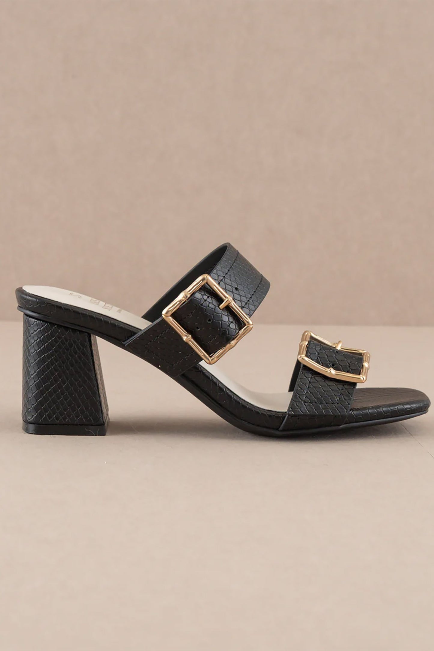 Black Slip On Heel - Brazos Avenue Market 