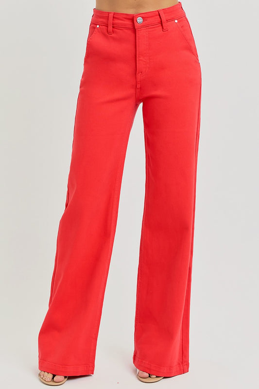 Tummy Control High Rise Wide Pants