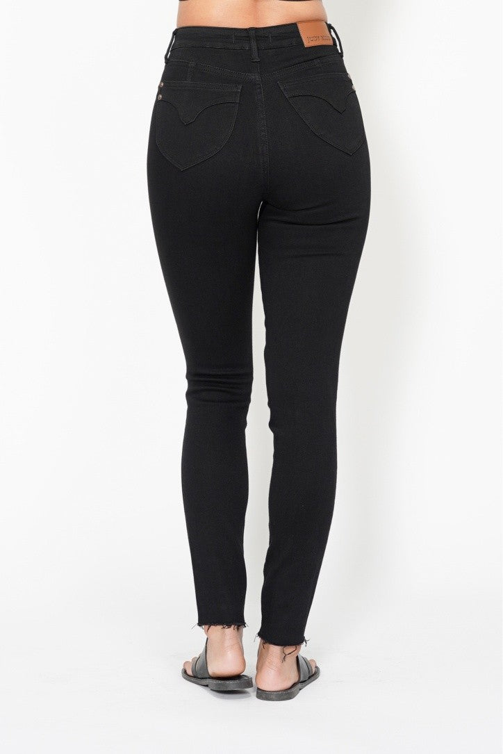 Judy Blue High Waisted Black Skinny Jeans