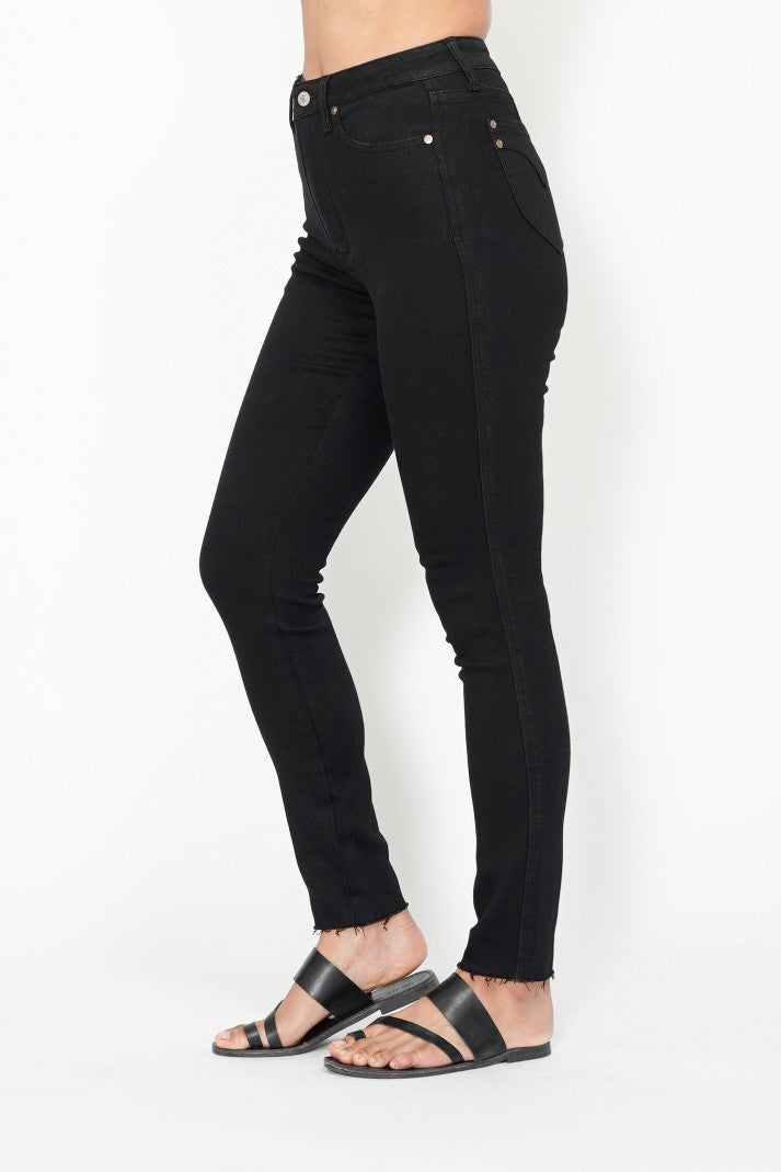 Judy Blue High Waisted Black Skinny Jeans