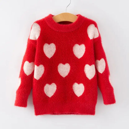 Valentine's Day Girls Pullover Sweater