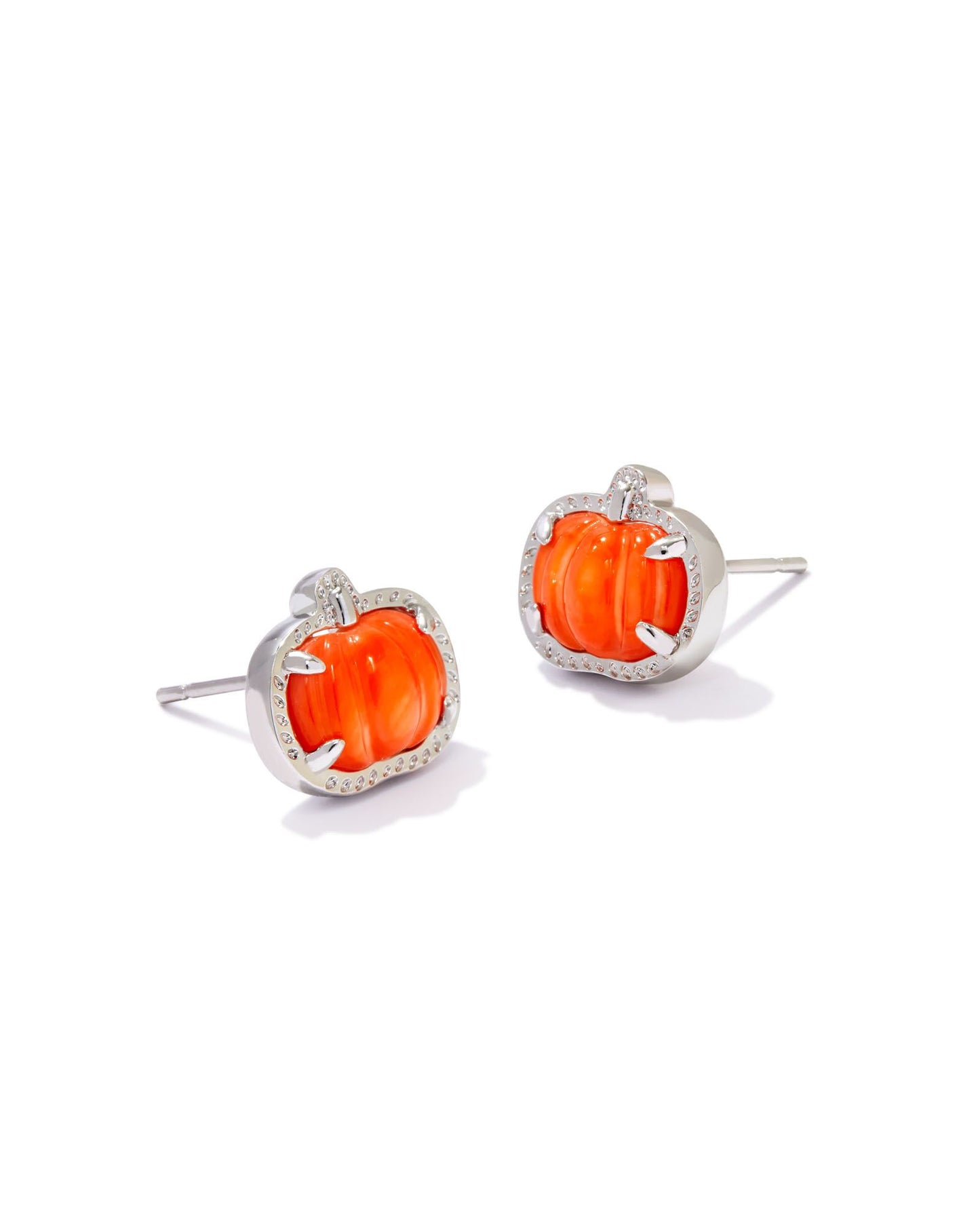 Pumpkin Stud Earrings