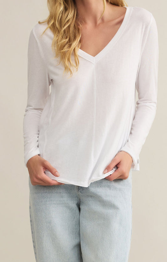 Vail Long Sleeve Tee - White