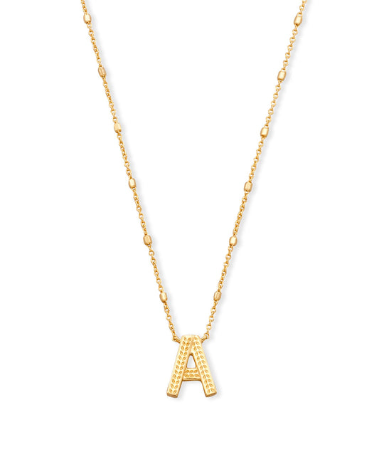 Letter Pendant Necklace