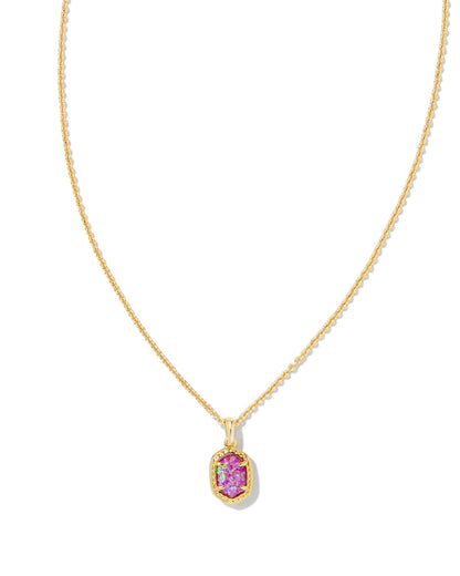 Daphne Framed Short Pendant Necklace - Brazos Avenue Market 