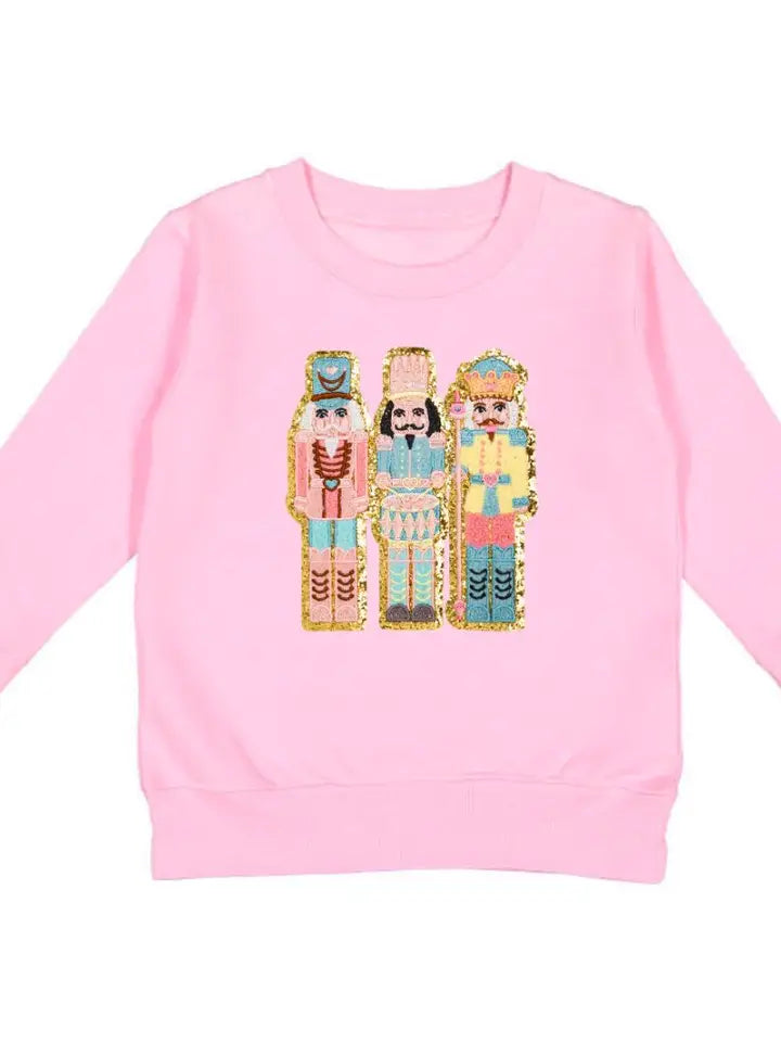 Nutcracker Patch Christmas Sweatshirt