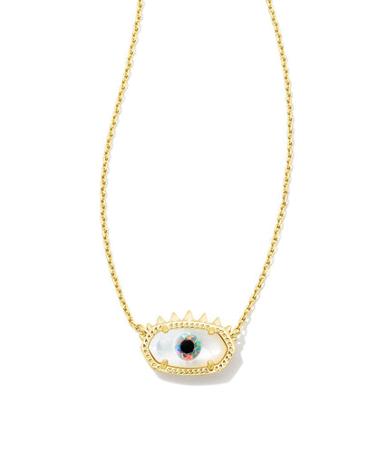 Elisa Evil Eye Pendant Necklace