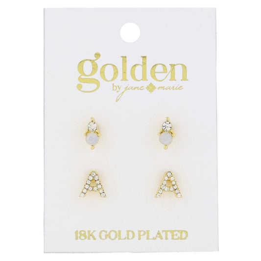 My Golden Mark! Earring Set - Brazos Avenue Market 