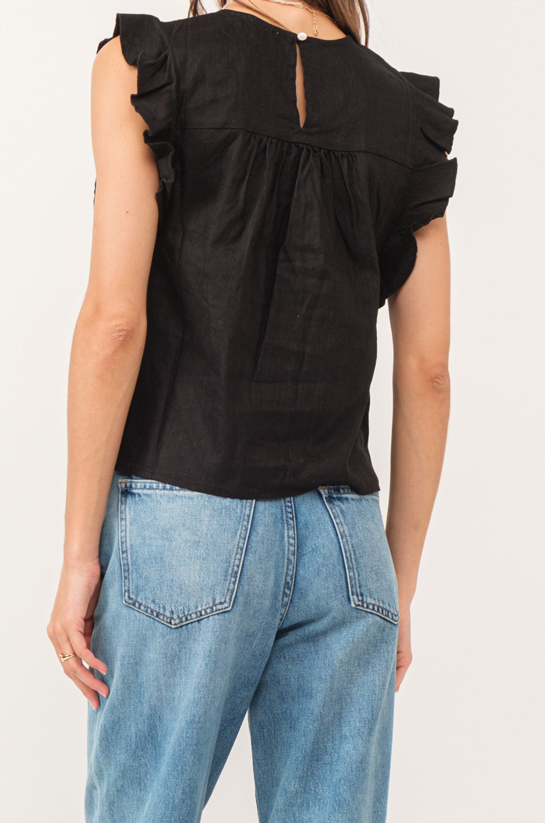 Anelia Top - Black - Brazos Avenue Market 