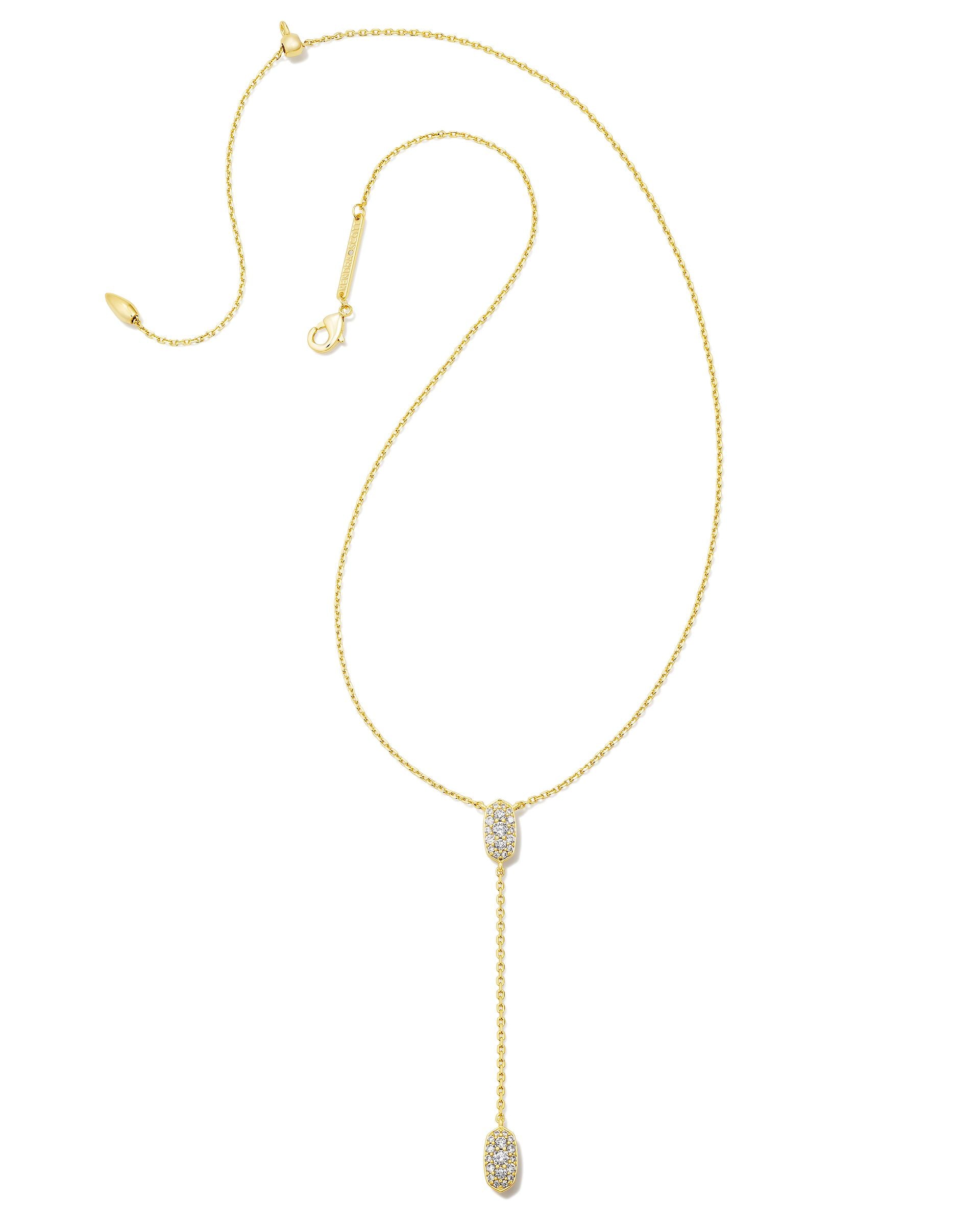 Gelin 14K Yellow Gold Heart Y-Necklace