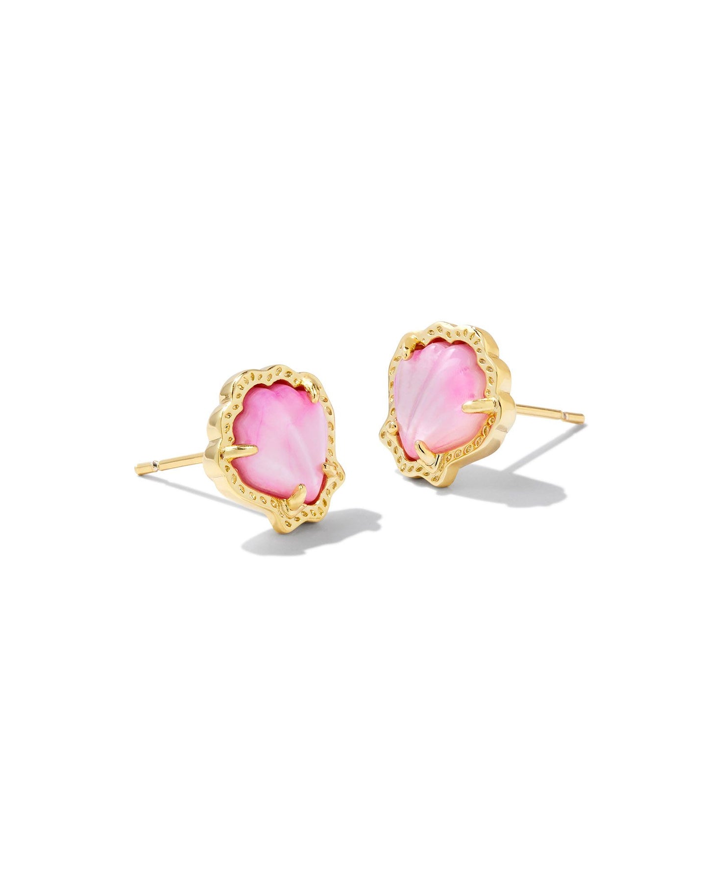 Brynne Shell Stud Earring - Brazos Avenue Market 