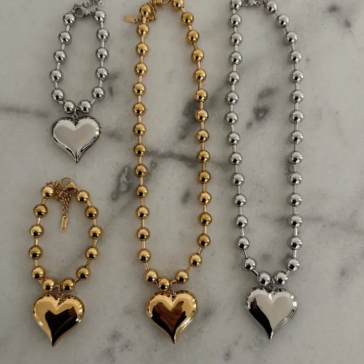 Chunky Heart Necklace