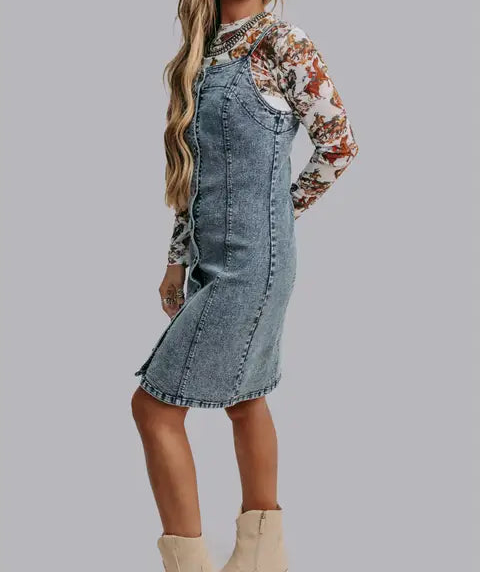 Denim Button Down Dress