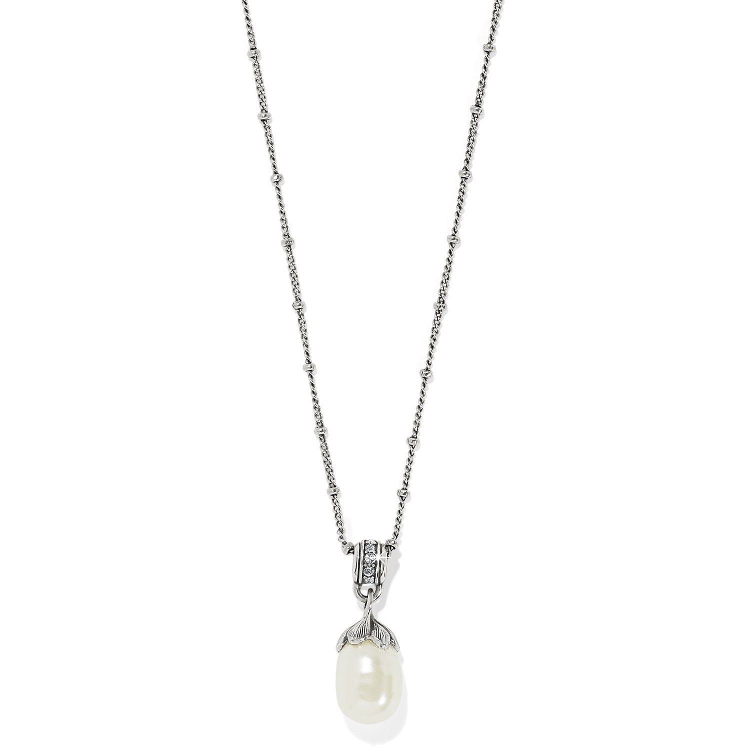 Everbloom Pearl Drop Necklace - Brazos Avenue Market 