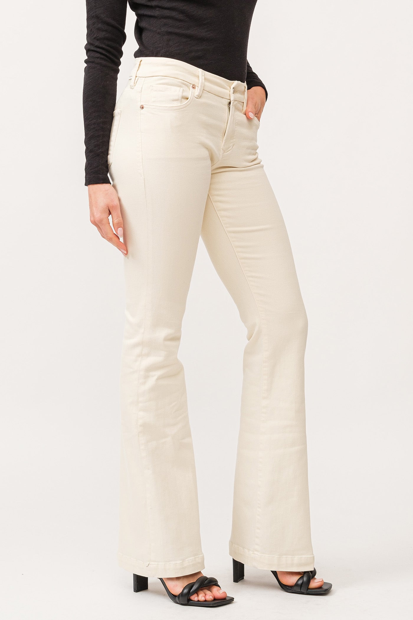 Dear John Rosa Flares - Antique White