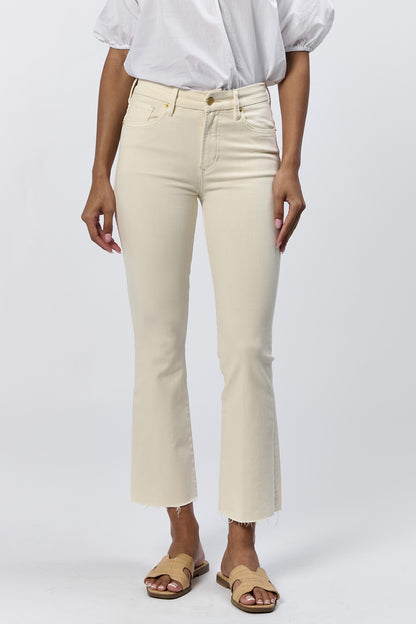 Dear John Jeanne Cropped Flare - Wheat