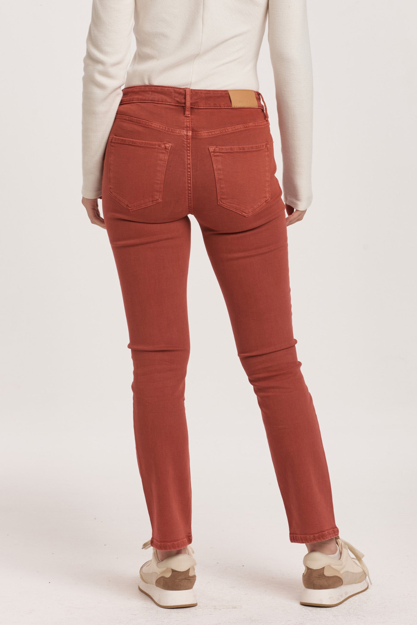 Dear John Blaire High Rise Ankle Slim Straight Jean - Astro Dust