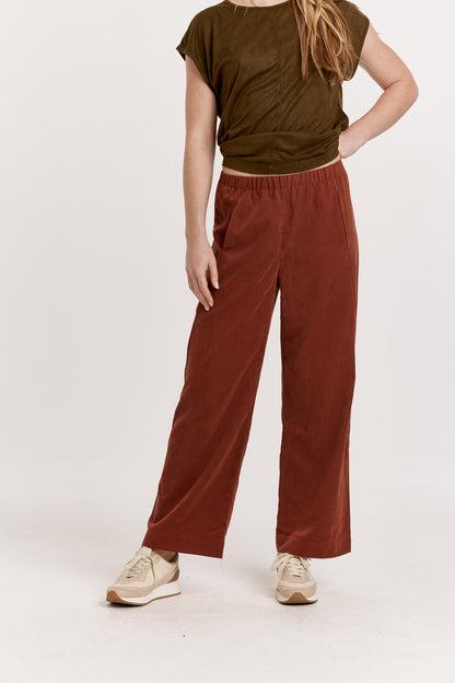 Paris Pant - Mahogany