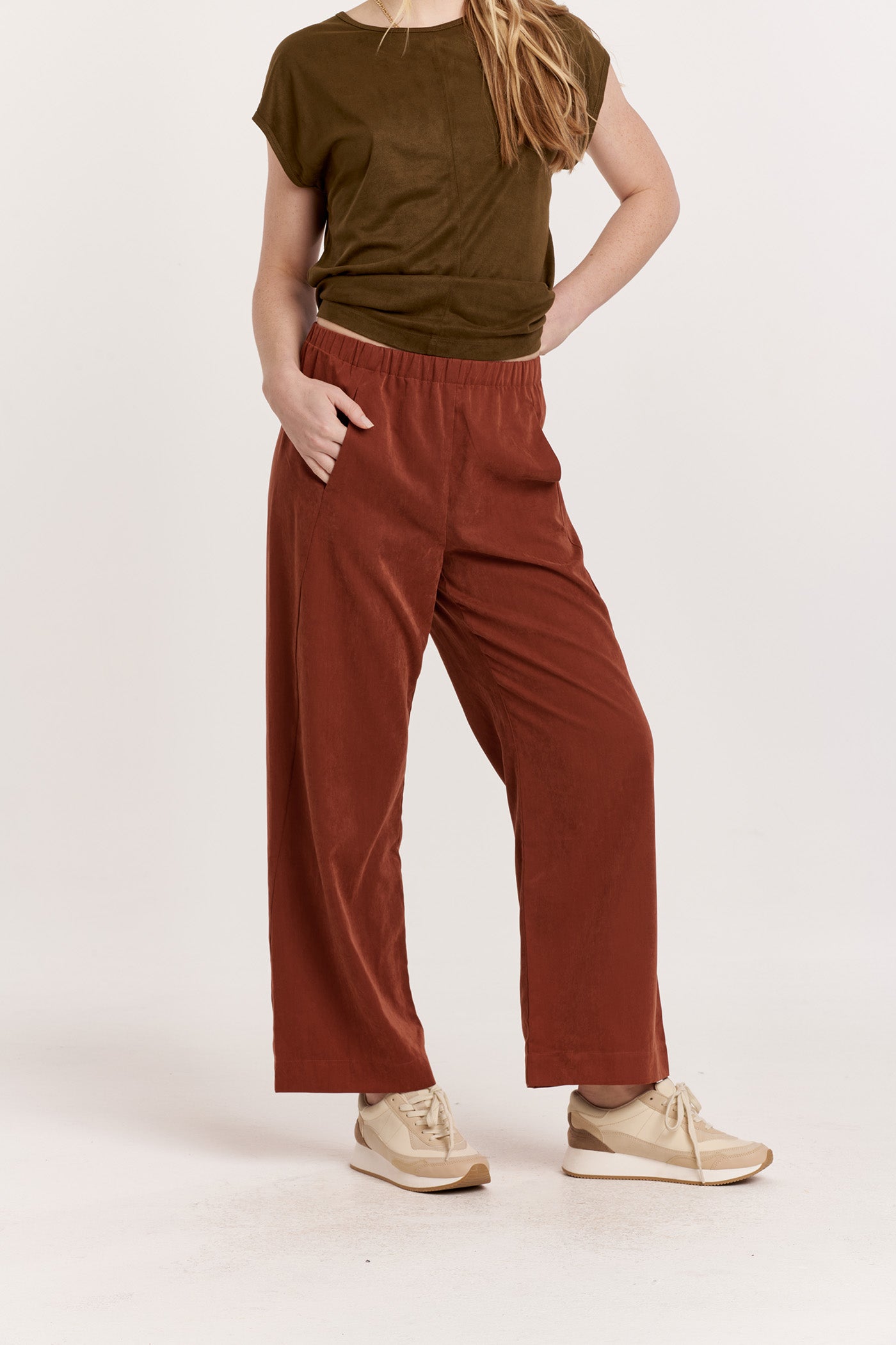 Paris Pant - Mahogany