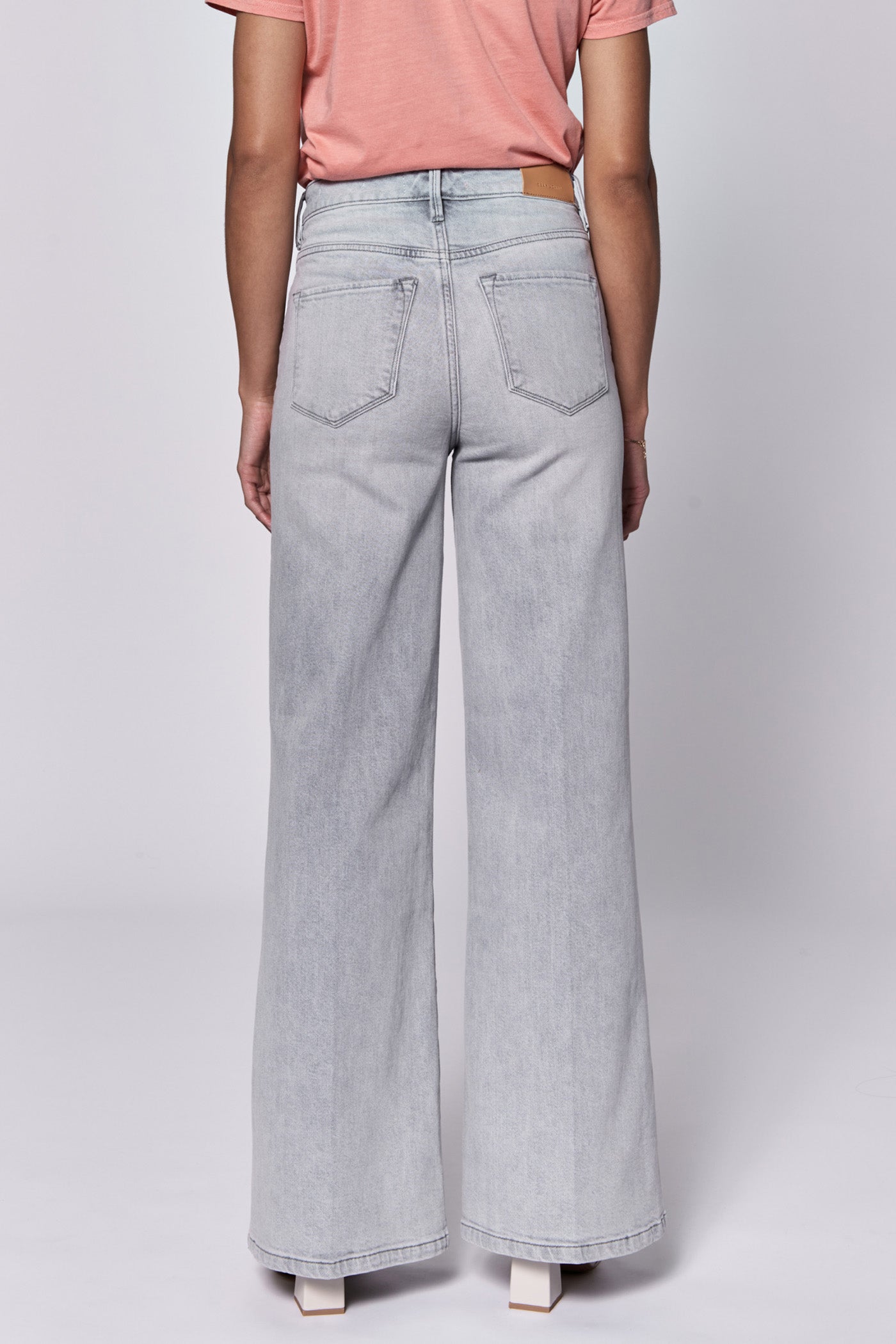 Fiona High Rise Wide Leg Jeans - Dovey