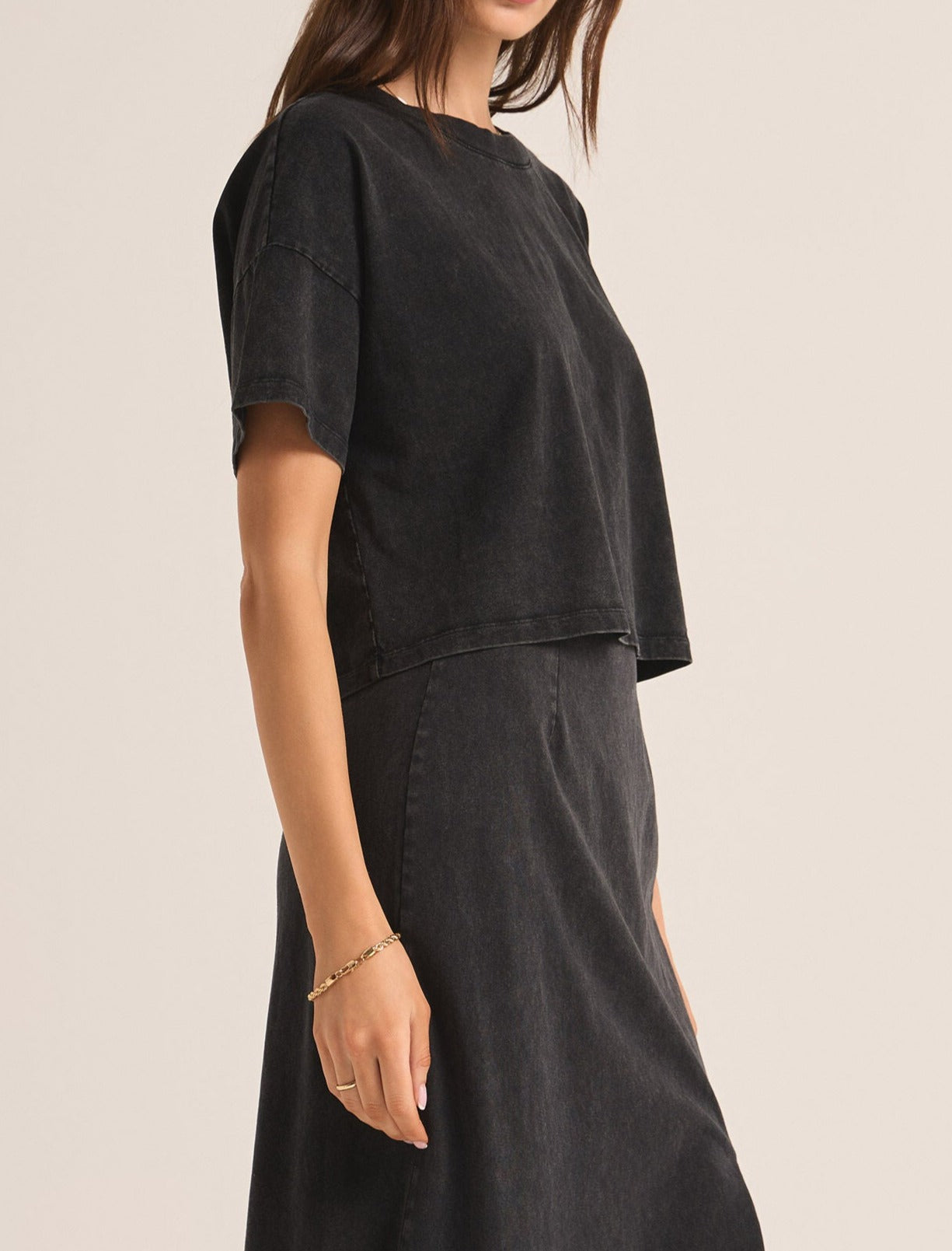 Sway Cropped Tee - Brazos Avenue Market 