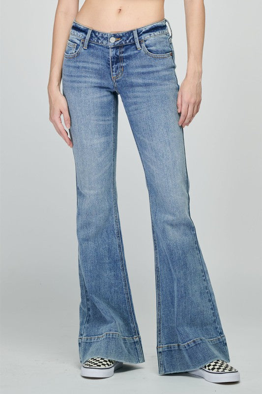 Low Rise Super Flare Jeans