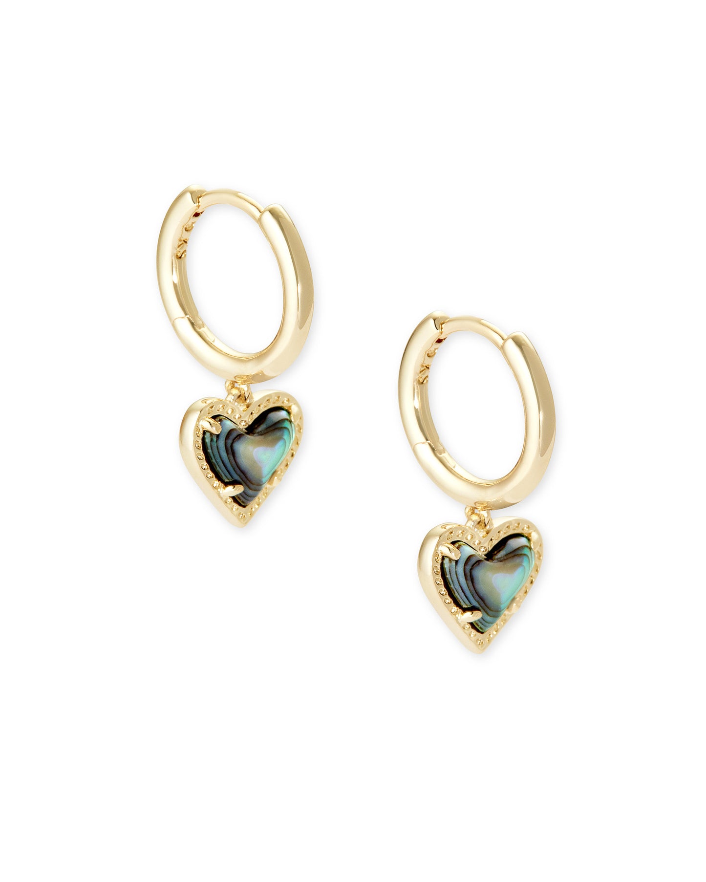 Ari Heart Huggie Earring - Brazos Avenue Market 